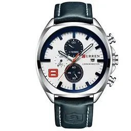 Чоловічий годинник Curren 8324 Silver-White