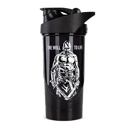 Шейкер Progress Nutrition 'Cossack Character' The Will To Life 700 мл, Black