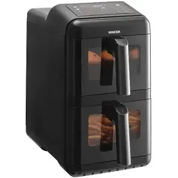 Мультипіч Sencor Dual Vita Fryer 3000 Вт чорний (SFR1250BK) - мініатюра 2