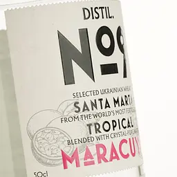 Горілка Distil №9 Maracuya 40% 0.5 л - мініатюра 3