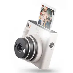 Подарунковий набір фотоапарат Fujifilm Instax Square SQ1, Фотопапір 80 шт, Прозорий чохол, Фотоальбом 80 фото Білий - мініатюра 3