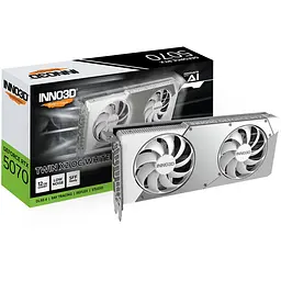 GeForce RTX5070 Inno3D TWIN X2 OC WHITE, 12GB GDDR7, 192bit, PCI Express 5.0 - мініатюра 9