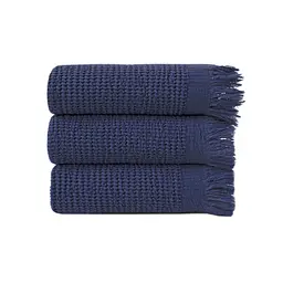 Рушник Lotus Home - Rius navy синій 50x100
