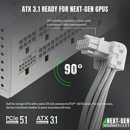 Блок живлення GameMax GS 750G 750W SFX 80+ Gold White (GS 750G WH V25) - мініатюра 10