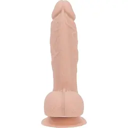 Фалоімітатор Addiction - Mark 7.5 Dildo With Balls, Beige - мініатюра 3