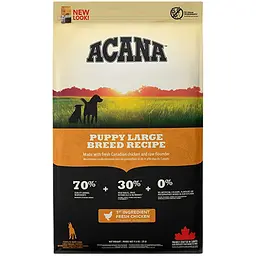 Сухий корм для цуценят великих порід Acana Puppy Large Breed с курицей 11.4 кг a50111