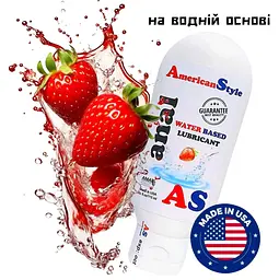 Лубрикант American Style Anal Water Based Lubricant Strawberry Анальний на водній основі Полуниця 115 мл - мініатюра 3
