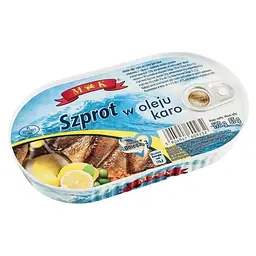 Шпроти M&K Sprot w oleju karo 170 г