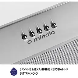 Витяжка вбудована Minola HBI 5627 I 1000 LED - мініатюра 5