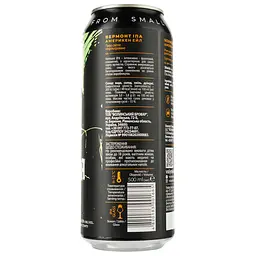 Пиво Volynski Browar Vermont IPA, світле, нефільтроване, 5,9%, з/б, 0,5 л - мініатюра 2