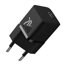 Зарядний пристрій Baseus 1xUSB-C 20W GaN5 black (CCGN050101) - мініатюра 7