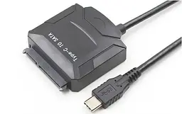Перехідник USB 3.1 Type-C SATA III F 2.5"/3.5" 7+15 pin з БЖ