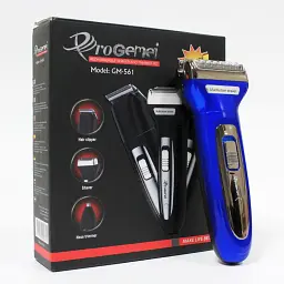 Електробритва Gemei GM-561 3в1 акумуляторна 3W Blue (3_02790) - мініатюра 2
