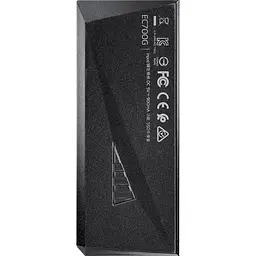 Зовнішня кишеня ADATA EC700G M.2 PCIe/SATA SSD to USB 3.2 Gen 2 Black (AEC700GU32G2-CGY) [158287] - мініатюра 6