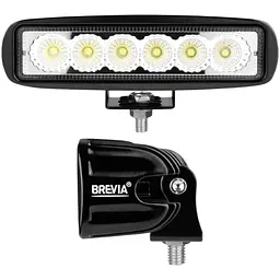 LED фара Brevia Flood 10-30V 18W 1320Lm Алюмінієвий корпус (10611FX1)