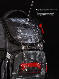 Ортопедичний шкільний рюкзак (ранець) School Standard 3 в 1 для дівчинки 570 гр 14,5 літрів Сірий - мініатюра 9