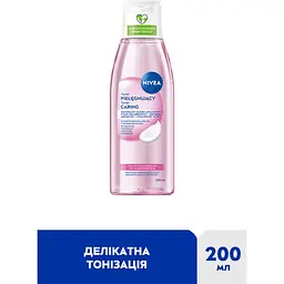 Тонік для обличчя NIVEA ніжний для сухої та чутливої шкіри з гіалуроновою кислотою та аргановою олією 200 мл - мініатюра 2