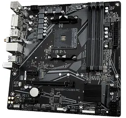 Материнська плата Gigabyte A520M DS3H AC (A520M DS3H AC) (Socket AM4, AMD A520, Micro-ATX) - мініатюра 2