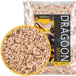 Натуральна деревна підстилка Aventerra DRAGOON Beech Large 4л для рептилій, павуків і гризунів
