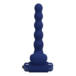 Віброкільце з анальним стимулятором Pretty Love Hercules Penis Sheath III - мініатюра 2