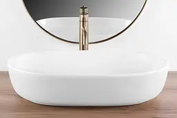 Умивальник Rea Cleo 60,5x41 white matt (REA-U9653), Матова - мініатюра 4