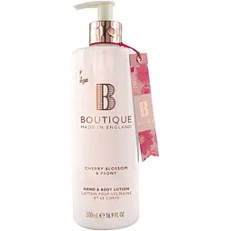 Лосьйон для рук і тіла Cherry Blossom & Peony Boutique, 500 мл