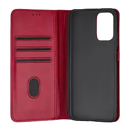 Чохол-книжка Premium Xiaomi Redmi Note 10 4G/Note 10S Dark Red - мініатюра 2