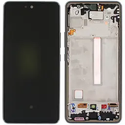 Дисплей Samsung A536 Galaxy A53 5G чорний, OLED (Small LCD), з рамкою