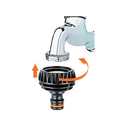 Адаптер для конектора для поливального шлангу Claber Ergogrip 8559 (3/4"-1"B) - мініатюра 4