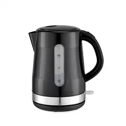 Електрочайник дисковий з індикатором рівня води об'єм 1.7 л Maestro MR-035-BLACK 1850-2200 Вт Чорний