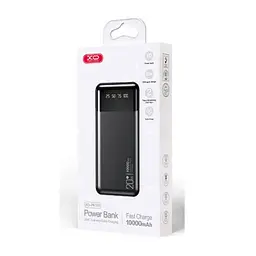 Портативна батарея - зовнішній акумулятор XO PR191 10000mAh 20W fast charging чорна - мініатюра 3
