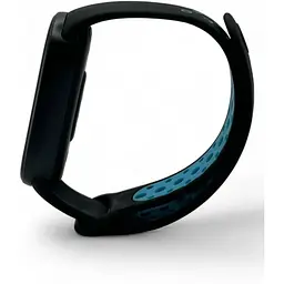 Ремінець Becover Vents Style для Xiaomi Mi Smart Band 9 Black-Blue (711982) - мініатюра 2