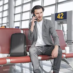 Рюкзак для ноутбука 17.3 дюйма Mark Ryden MR9008SJ з USB-портом (Чорний) - мініатюра 6