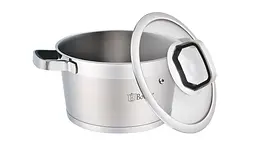 Каструля з нержавіючої сталі із кришкою PALERMO BOLLIRE 18 см 2.2 л - мініатюра 3
