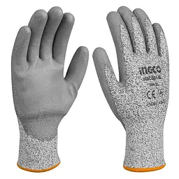 Рукавички Ingco Захист від порізу XL сірі (HGCG01-XL) - мініатюра 4