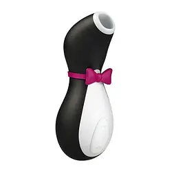 Вакуумний стимулятор клітора Pro Penguin з 11 режимами роботи водонепроникний 12,5 см - мініатюра 5