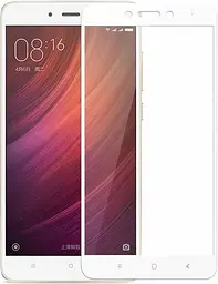 Захисне скло Tempered Glass 3D Full Glue Xiaomi Redmi Note 4 white