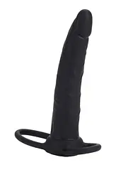 Насадка на пеніс Calexotics Dual Penetrator, 14 см (чорний)