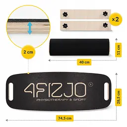 Балансувальна дошка (балансборд) 4FIZJO Balance Board (P-5905973404693) - мініатюра 8