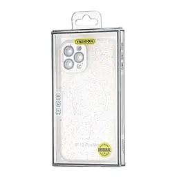 Чохол Splatter with MagSafe Protected Camera iPhone 12 Pro Max White - мініатюра 2