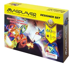 Конструктор магнітний Magplayer, 83 елементів (MPA-83) - мініатюра 2