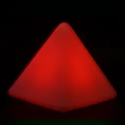 Світильник Brille з акумулятором LED RGB пластиковий Піраміда мал. - мініатюра 6