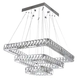 Люстра підвісна Brille з пультом LED 96W WW+NW+CW RM CH (BR-985S/3)