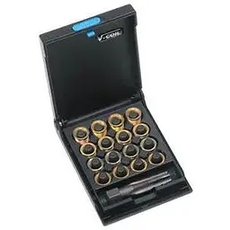 Комплект для ремонту різьблення свічок запалювання M14x1.25, шестигранні мітчики SP, 9.5/11.2/12.7/17.5 м
