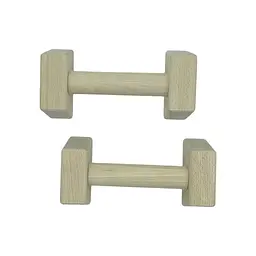 Паралетси, упори для віджимання дерев'яні Wood Gym Push Up NE-WD-20 з бука 20 см 2 шт - мініатюра 3