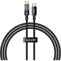 Кабель Baseus Explorer with Auto Shutdown USB-C to USB-C 100w 1m Cluster Black (P10319703111-00) [152047]