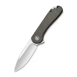 Ніж складаний кишеньковий Civivi D2 75 мм Micarta темно-зелений