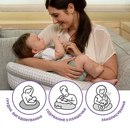 Подушка для годування Chicco Boppy Deluxe сіра (79912.56) - мініатюра 8