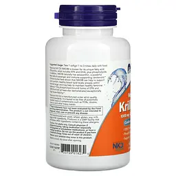 Жирні кислоти NOW Neptune Krill Oil 1000 mg, 60 капсул - мініатюра 3