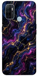 TPU чохол Demsky Purple space marble для Oppo A53 / A32 / A33